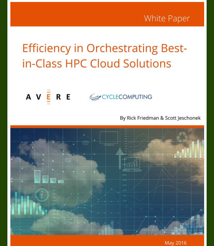 Efficiency in Orchestrating Best-in-Class HPC Cloud Solutions